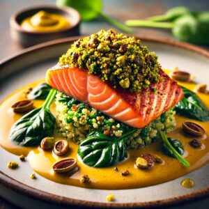 Pistachio-Crusted Salmon