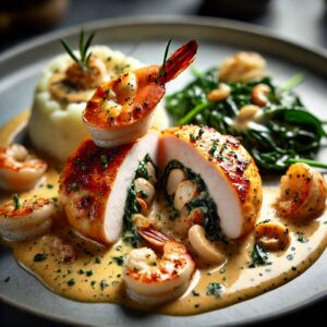 Seafood-Stuffed Chicken Breast